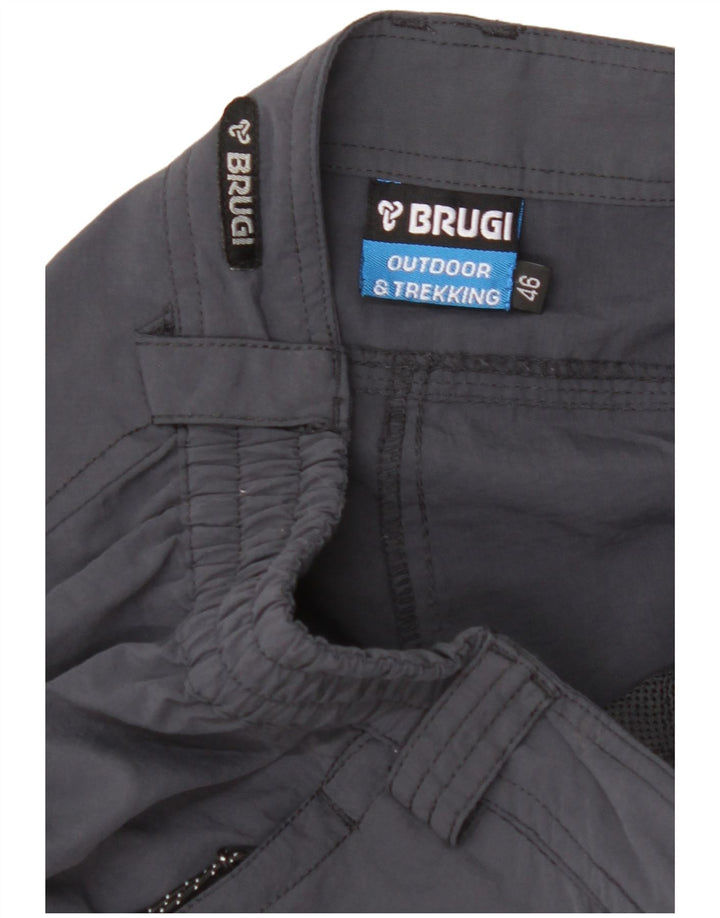 Pantaloncini cargo da uomo BRUGI IT 46 Small W32 Grigi