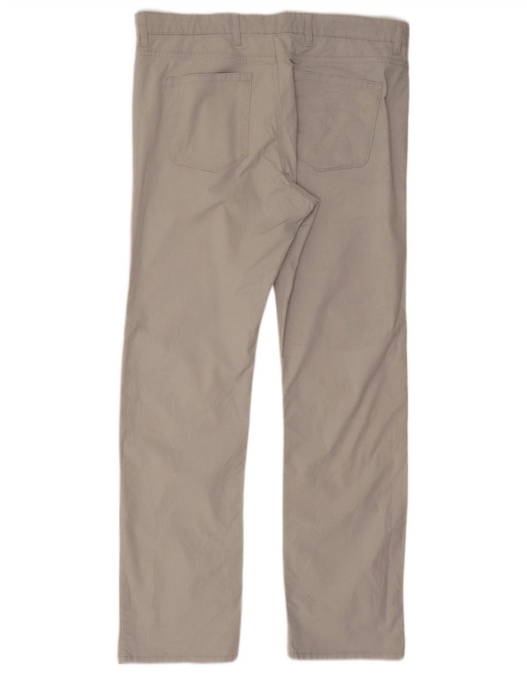 Pantaloni casual dritti Marks & Spencer da uomo blu Harbour W38 L33 grigi