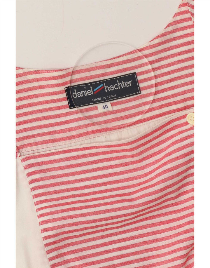 Camicetta da donna Daniel Hechter Top IT 40 piccolo gessato bianco