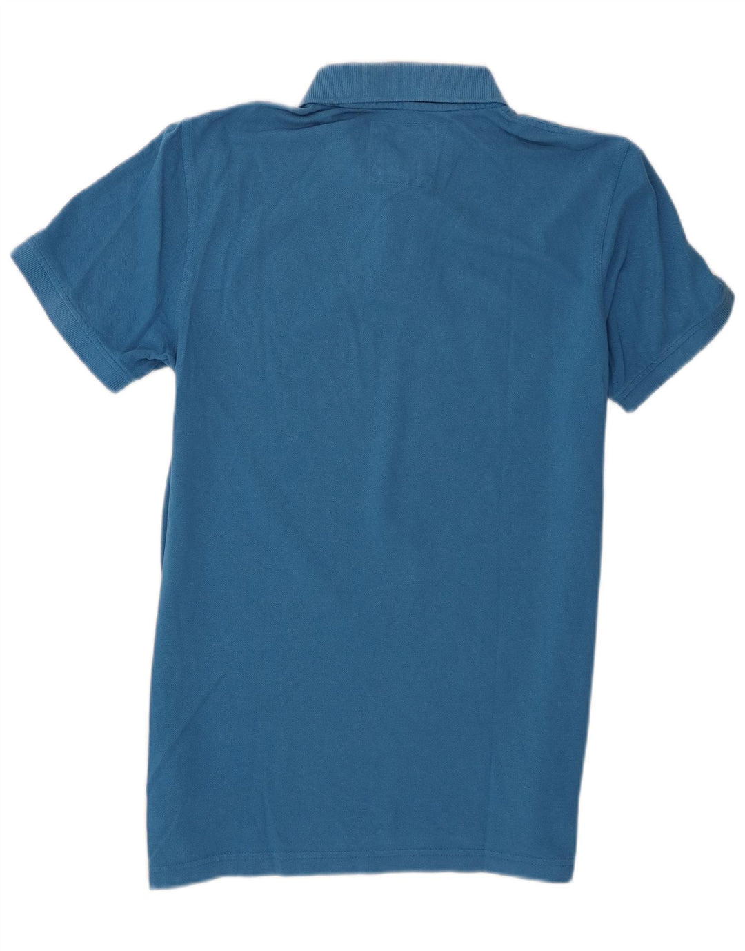 Crew Clothing Polo da uomo in cotone blu medio