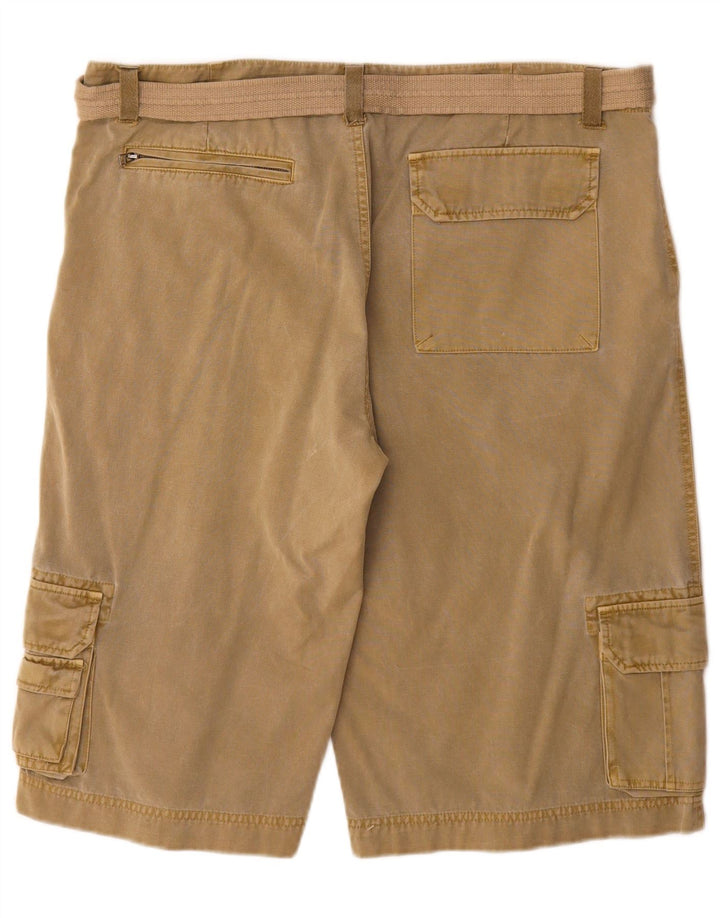 Pantaloncini cargo da uomo Broadway W36 grandi in cotone kaki