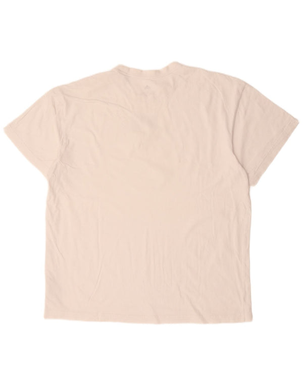 Maglietta Adidas da uomo Top Large in cotone bianco