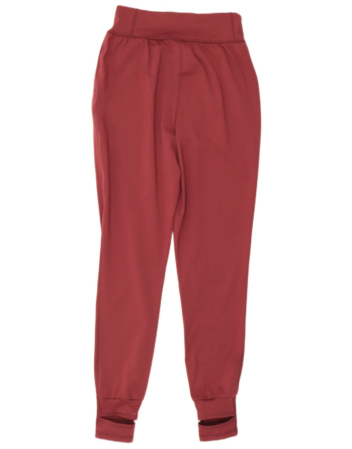 Pantaloni da tuta da donna Puma Joggers UK 8 Small Borgogna Poliestere