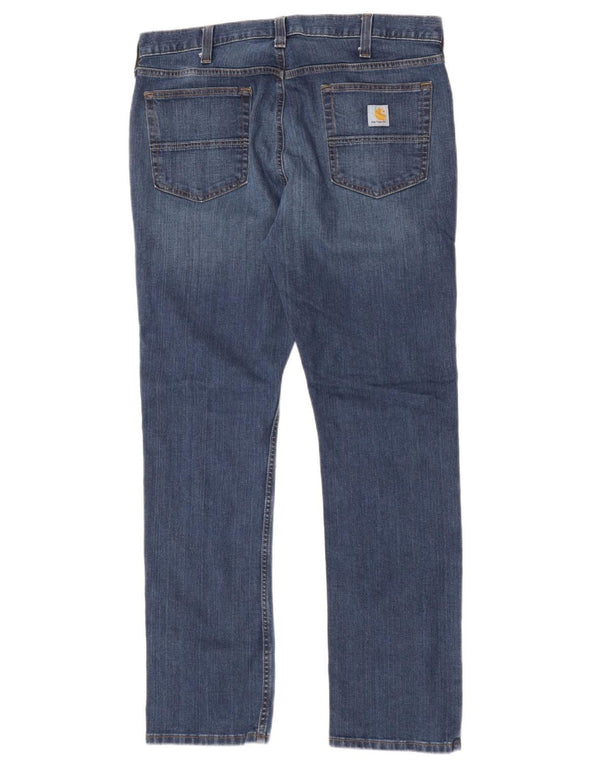 Jeans slim da uomo Carhartt W36 L32 cotone blu