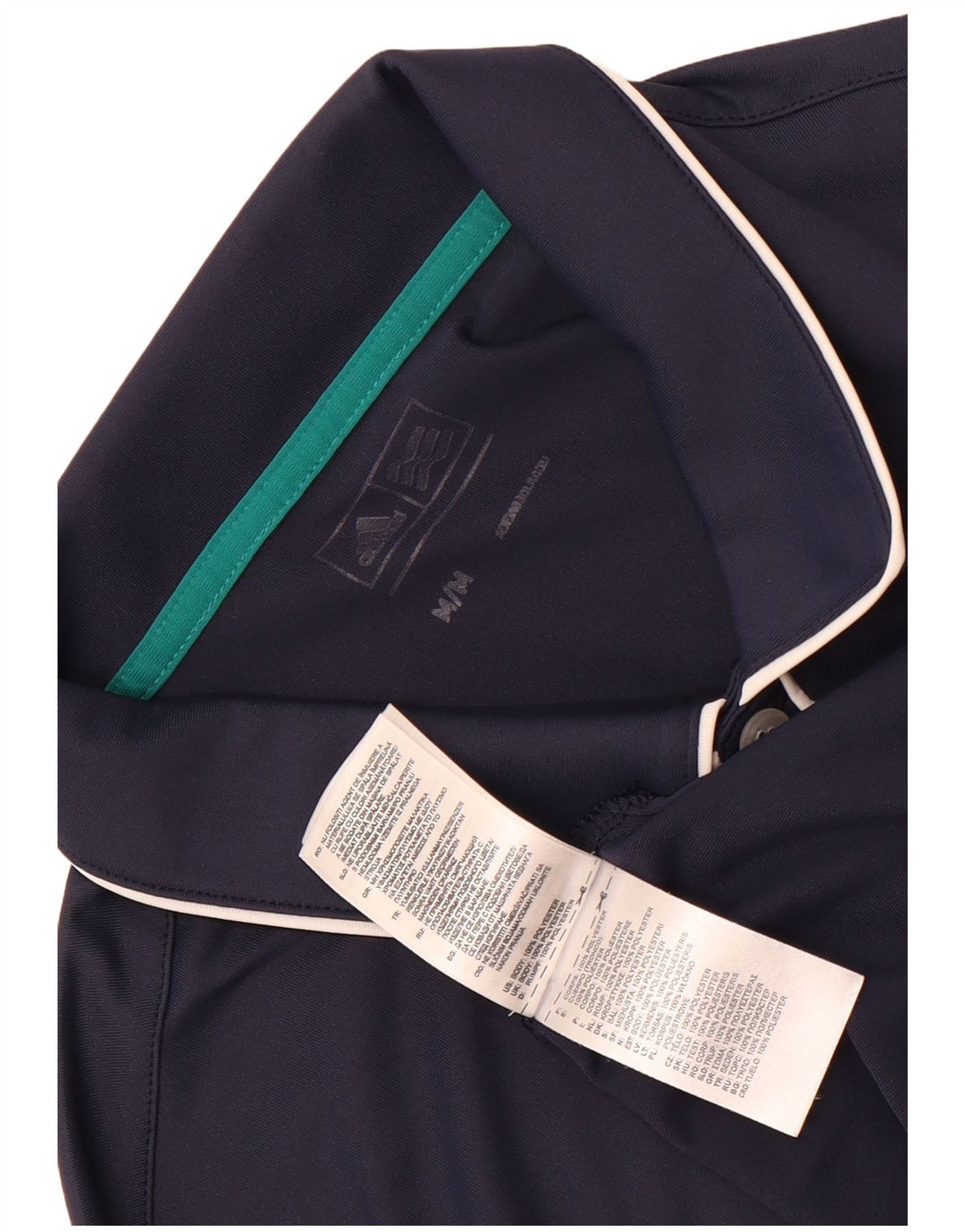 Polo Adidas da uomo media in poliestere blu navy