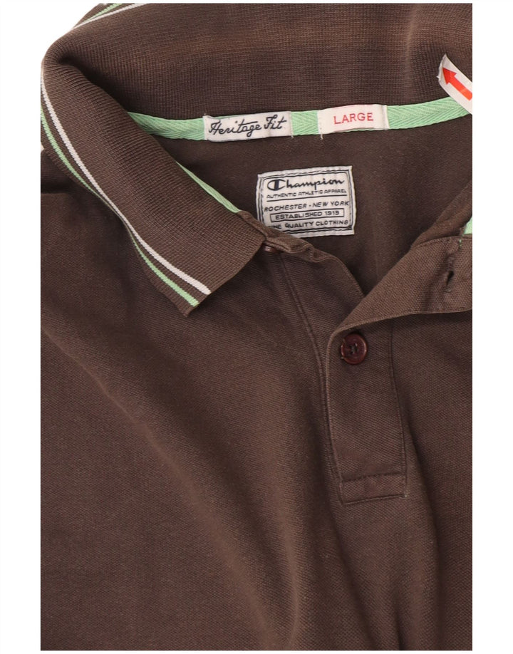 Polo Champion da uomo Heritage Fit grande grigia