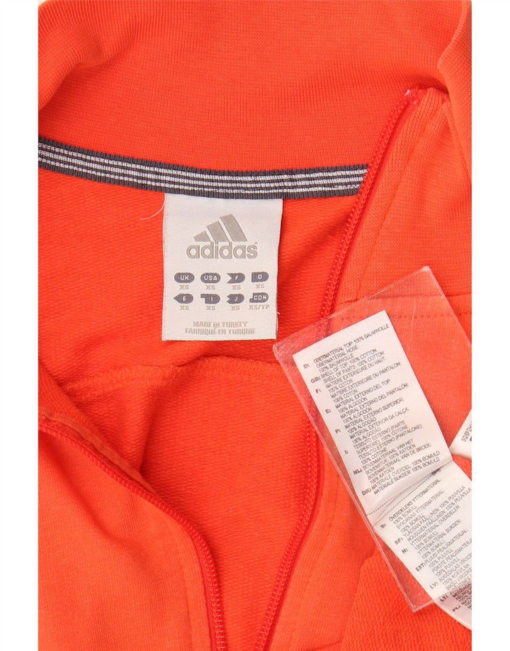 Giacca da ginnastica da uomo Adidas XS arancione in cotone