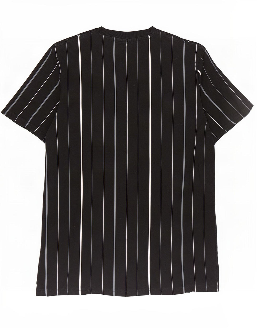 T-shirt Fila da uomo Top Small in cotone a righe nere
