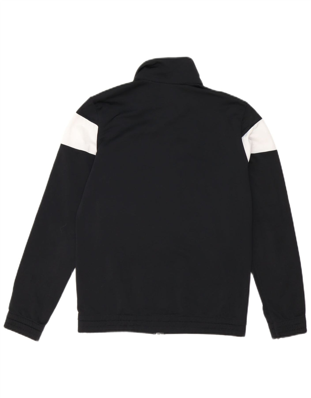 Giacca da tuta da ragazzo Adidas 11-12 anni in poliestere color block nero