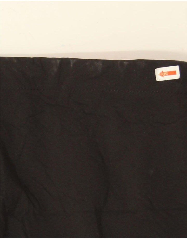 Giacca a vento vestibilità ampia con cappuccio da donna vintage UK 18 XL poliestere nero