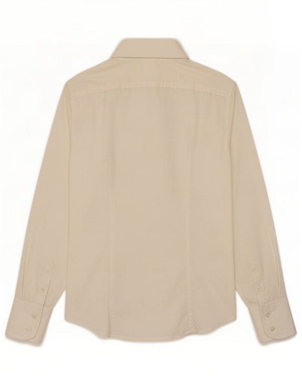Camicia Benetton Donna UK 12 Medio Bianco