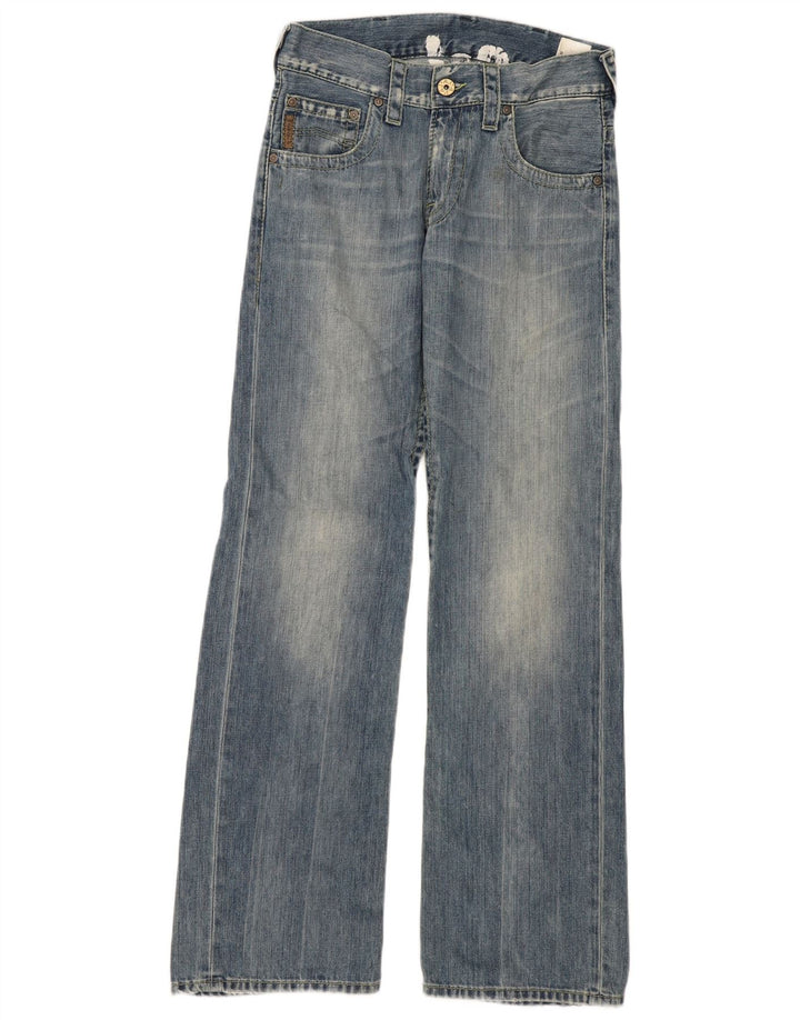 Jeans da donna Armani a gamba larga W29 L32 in cotone blu
