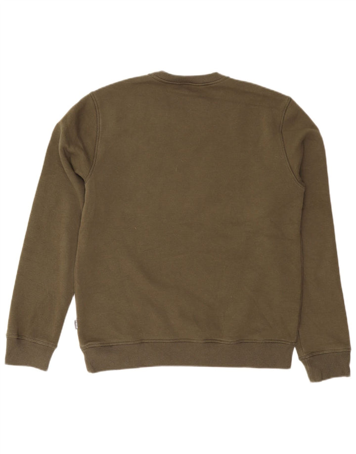 Felpa da uomo Eddie Bauer in cotone medio kaki