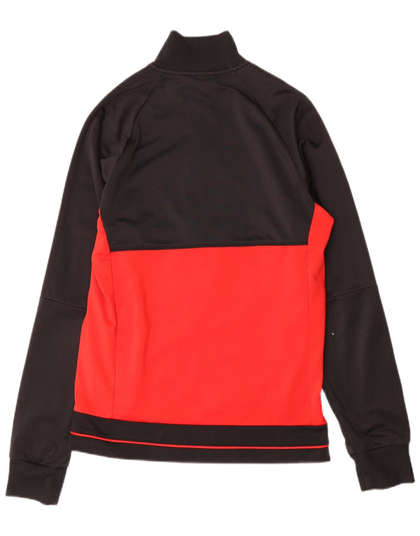 Giacca da ginnastica da uomo Adidas Small nera in poliestere color block