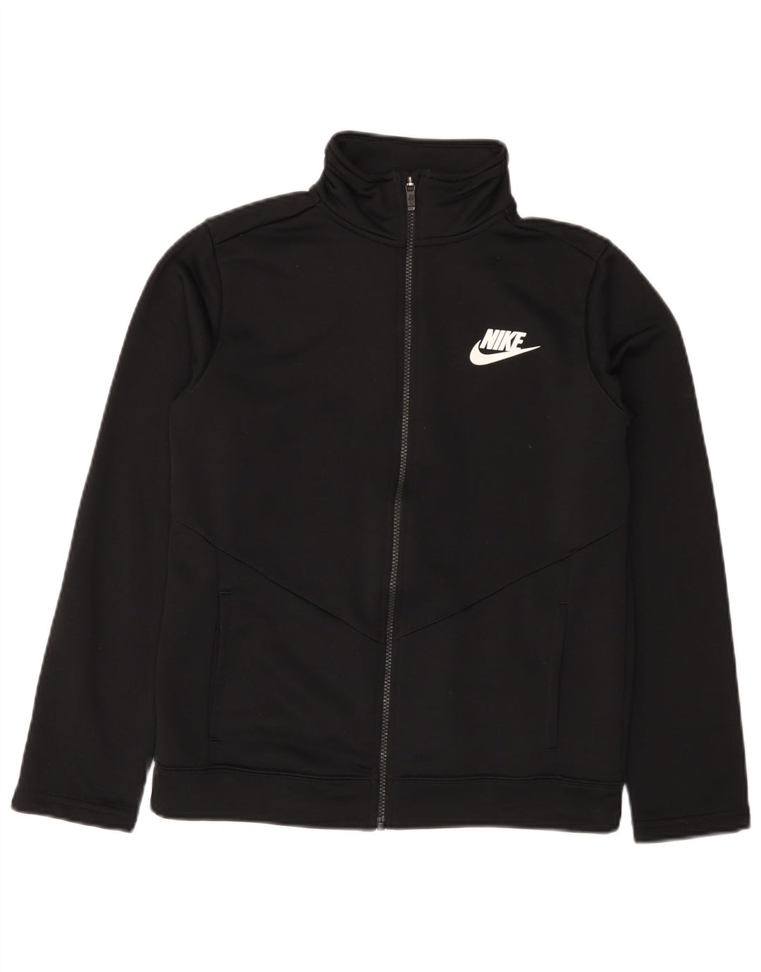 Giacca superiore della tuta da ragazzo Nike 13-14 anni XL poliestere nero