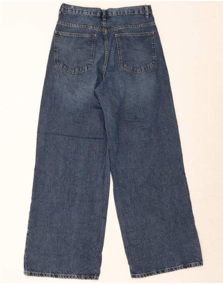 Jeans Zara da donna a gamba larga EU 38 Small W28 L31 Blu