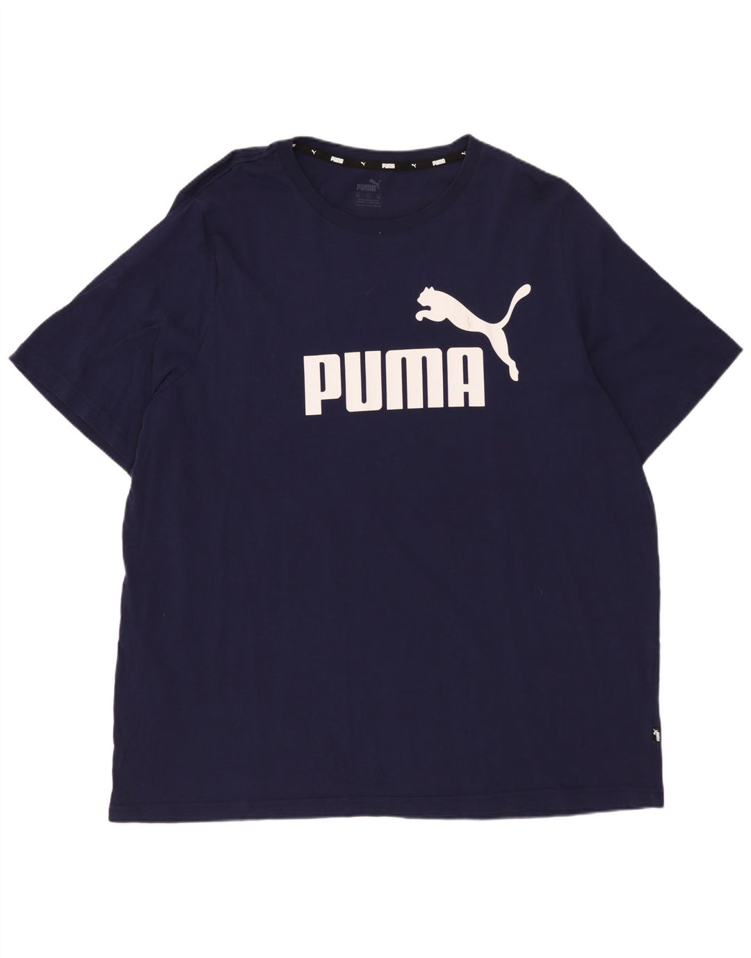 Maglietta grafica da uomo PUMA Top 2XL Blu navy