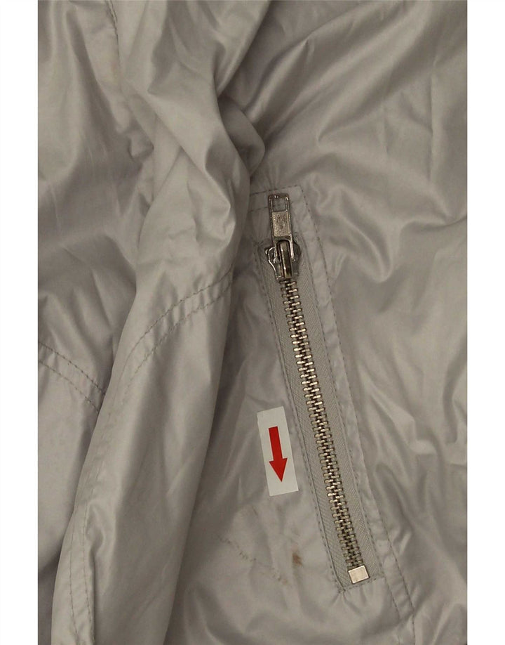 Giacca antipioggia militare da uomo Converse UK 36 Small Grigio Poliestere