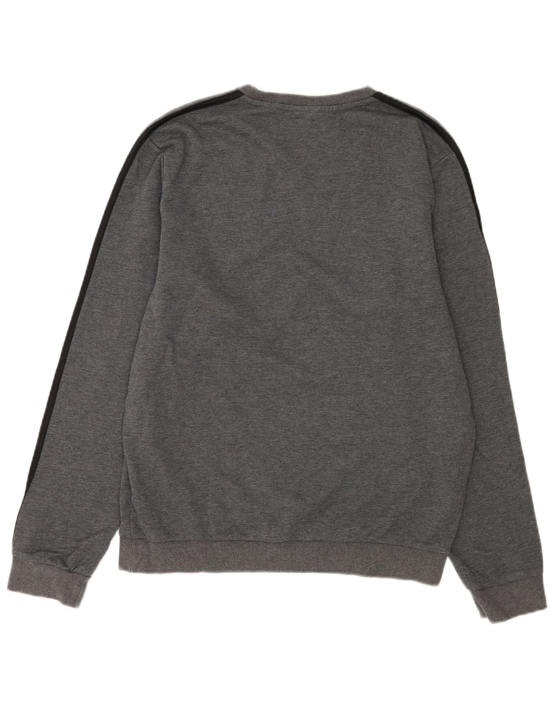 Felpa Adidas Uomo Maglione Cotone Grigio Medio