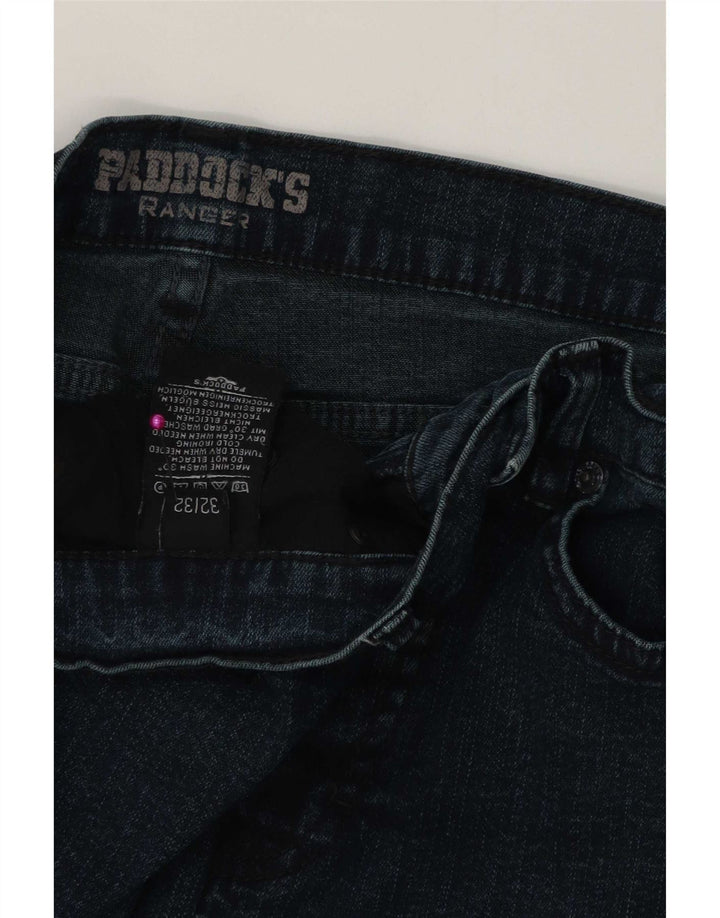 Jeans dritti da donna Paddock W32 L32 in cotone blu