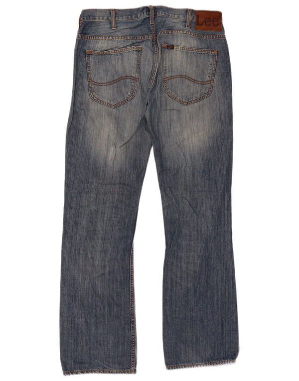 Jeans dritti Lee Knox da uomo vestibilità rilassata W36 L34 cotone blu