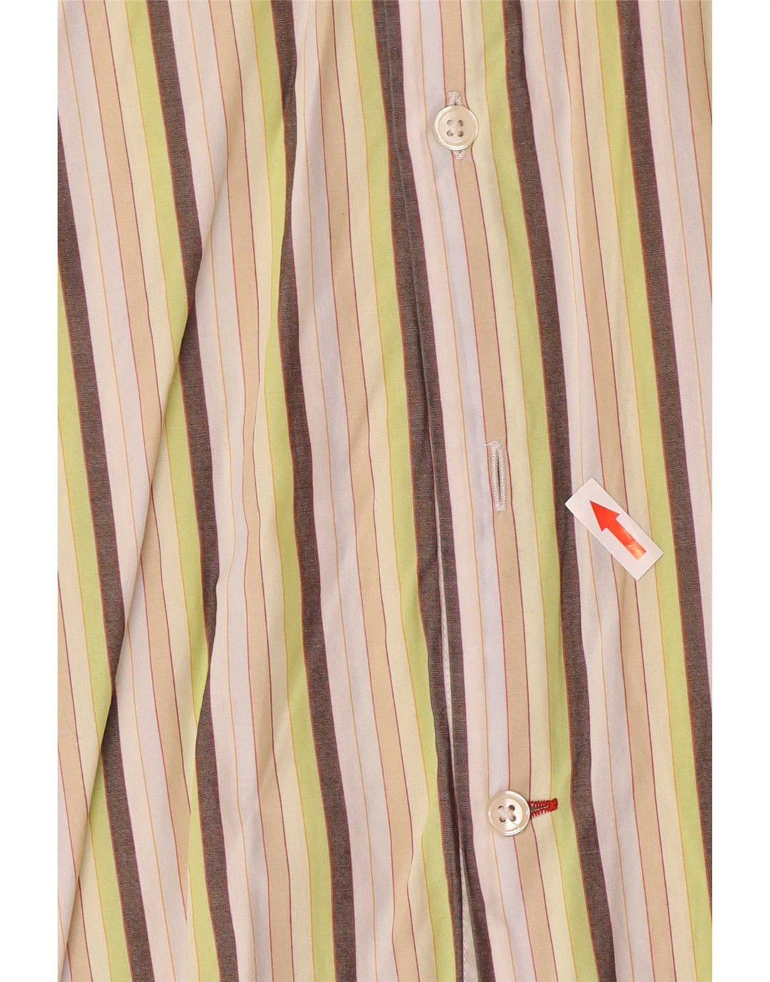 Camicia Uomo Guess Large in Cotone a Righe Multicolori