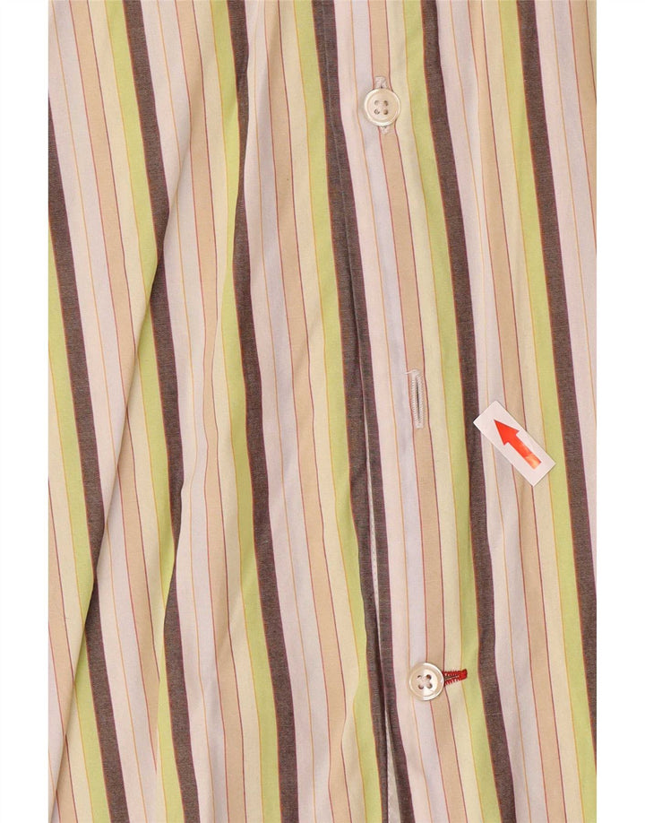 Camicia Uomo Guess Large in Cotone a Righe Multicolori
