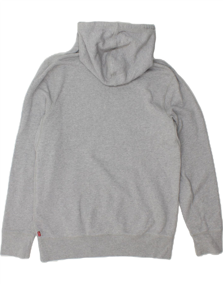 LEVI'S Mens Hoodie Jumper Small Grey Cotton Vintage Levi's and Second-Hand Levi's from Messina Hembry 