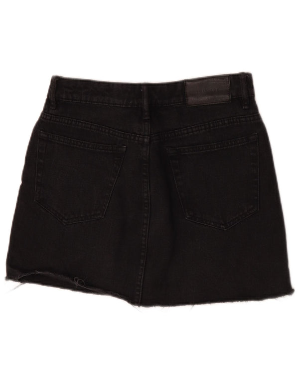 Gonna di jeans da donna Trafaluc piccola W26 nera