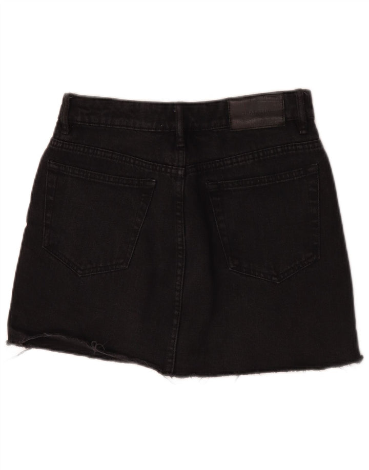 Gonna di jeans da donna Trafaluc piccola W26 nera