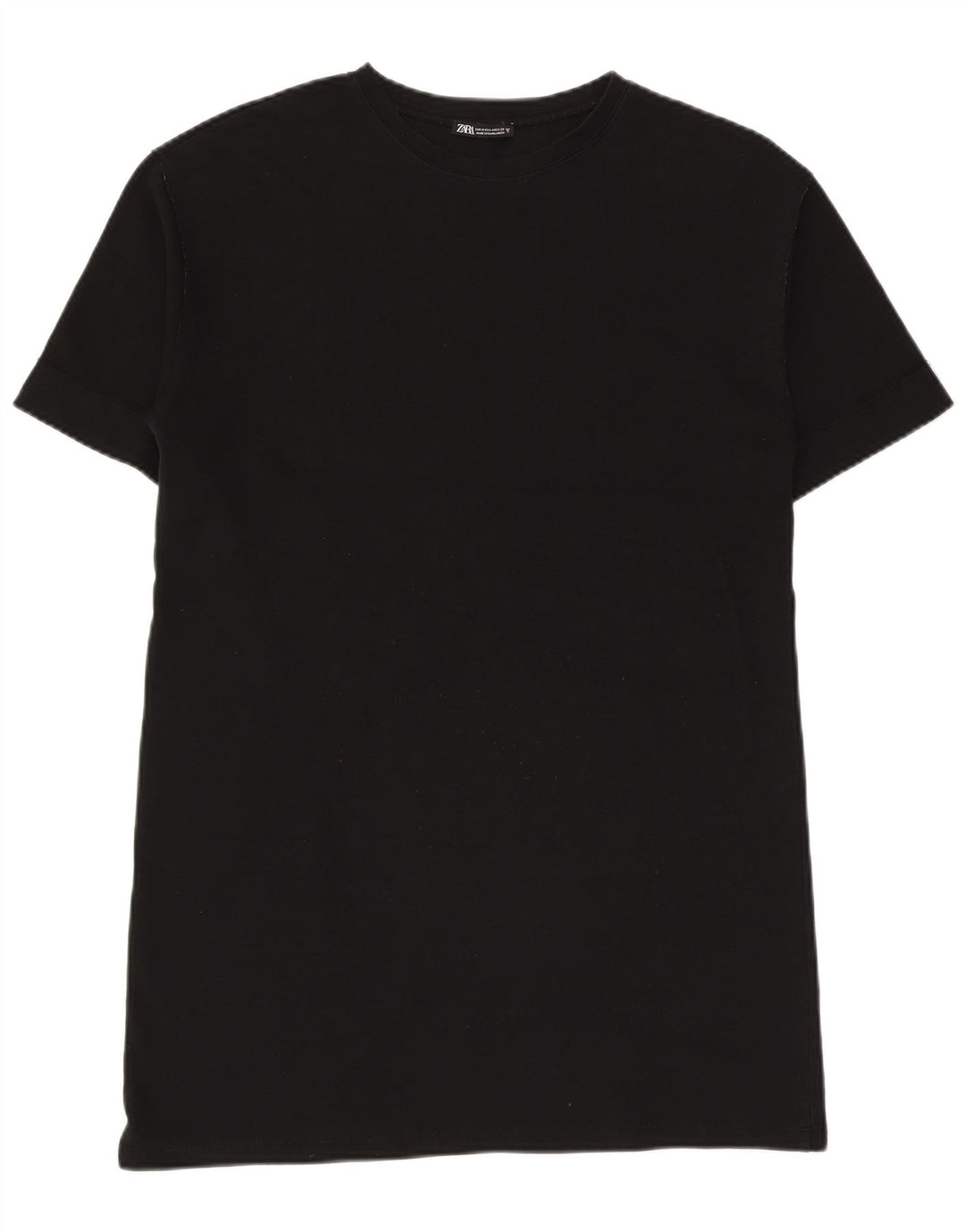 Abito T-shirt Zara da donna UK 14 medio nero