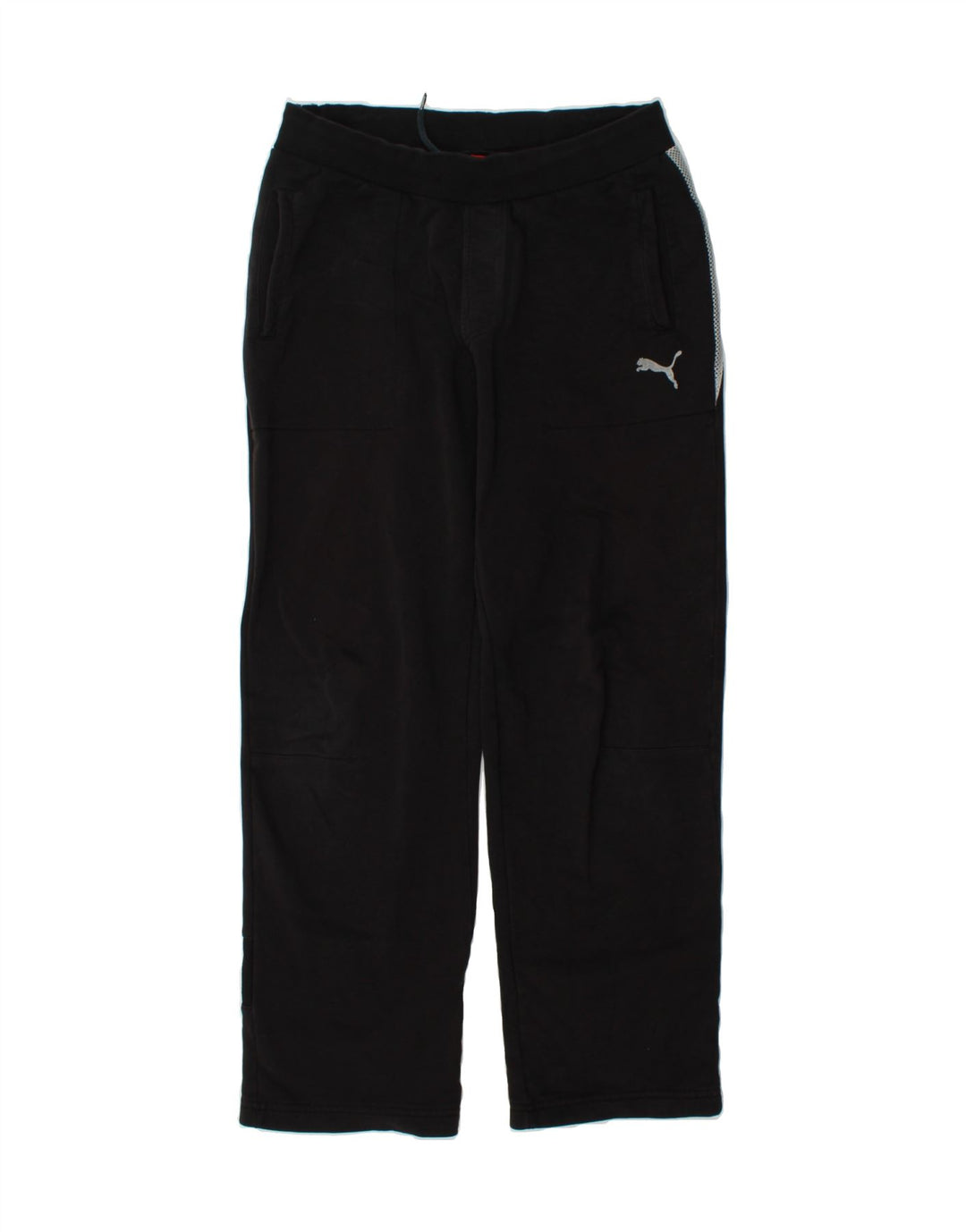 PUMA Mens Graphic Tracksuit Trousers Medium Black Vintage Puma and Second-Hand Puma from Messina Hembry 