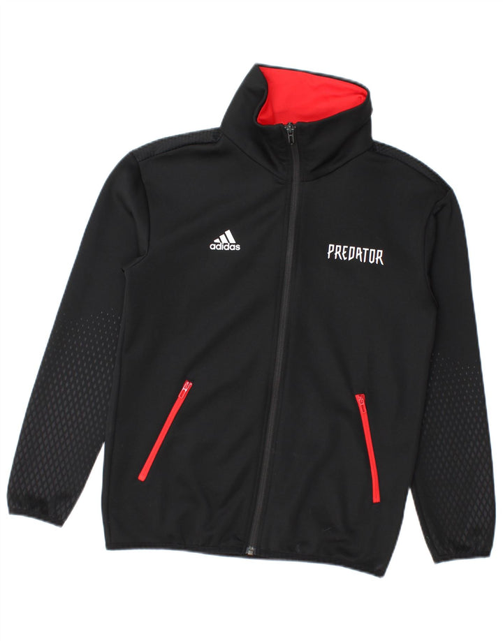 Giacca da ginnastica Adidas Predator Graphic da ragazzo 11-12 anni nera