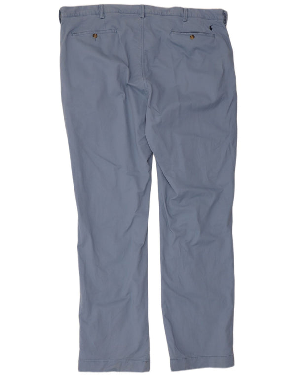 Pantaloni chino da uomo Polo Ralph Lauren vestibilità classica W44 L36 cotone blu