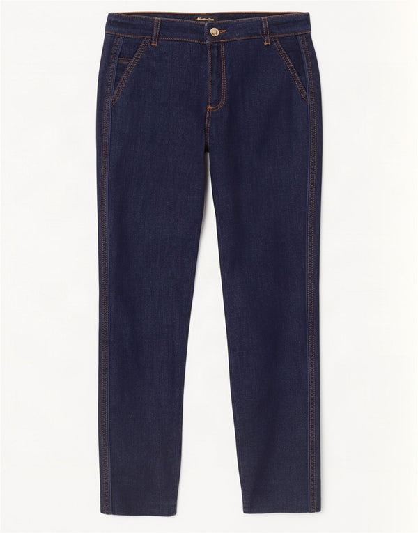 Jeans skinny da donna Massimo Dutti EU 36 XS W26 L30 Cotone blu navy