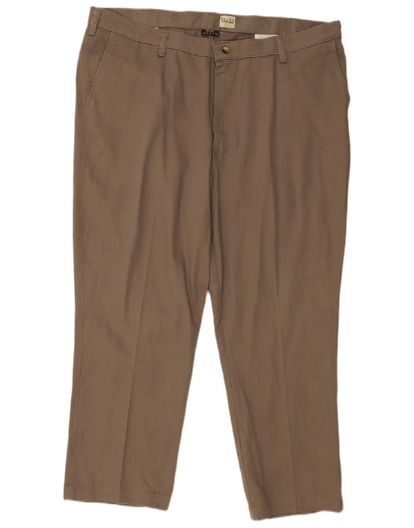 Pantaloni chino dritti Riata da uomo WRANGLER W42 L32 cotone beige