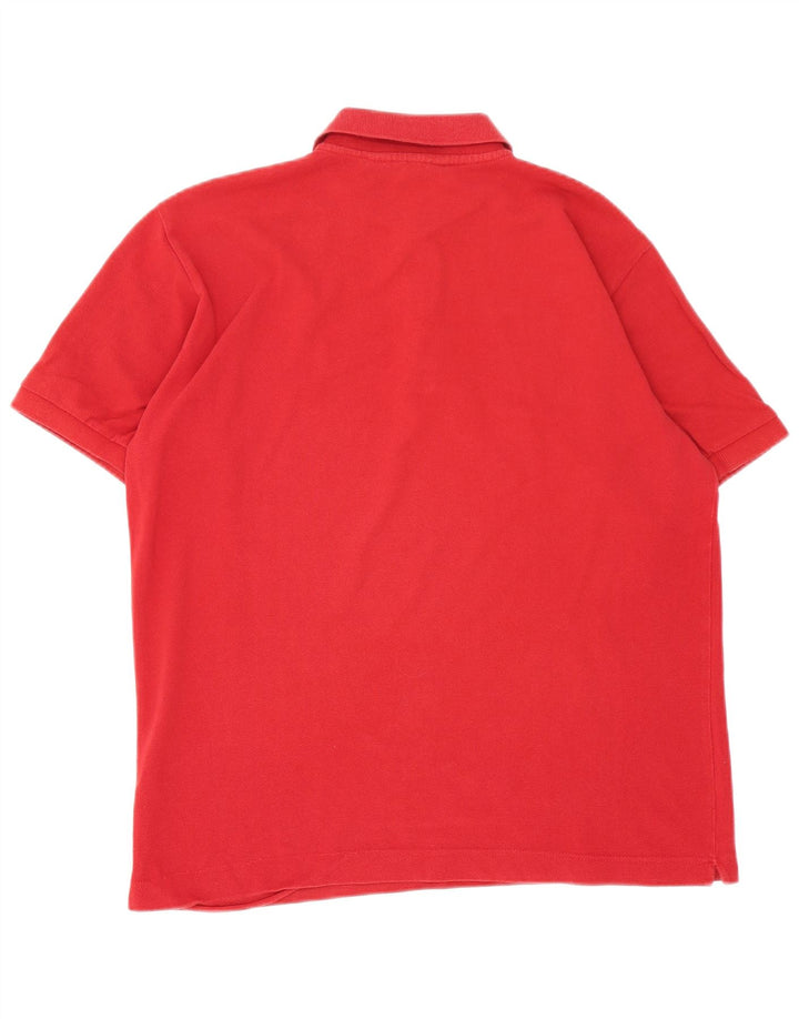 Polo Kappa Uomo Large Rossa In Cotone