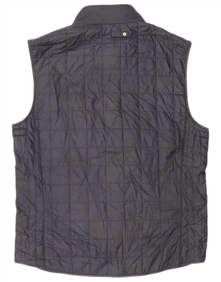 Gilet da uomo Massimo Dutti UK 40 Large Blu Navy Poliestere