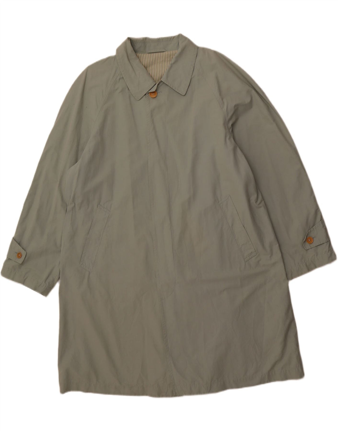 Trench Uomo TRUSSARDI IT 52 XL Cotone Grigio