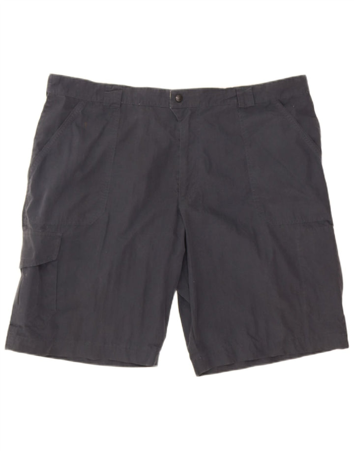 Pantaloncini cargo da uomo Marks & Spencer W42 2XL cotone blu navy