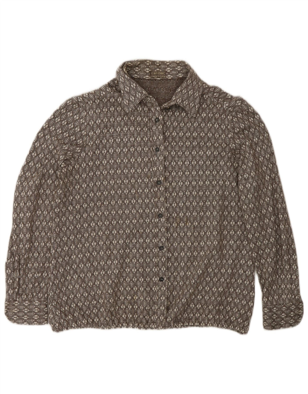 Camicia in flanella da donna Camber UK 16 Large Marrone geometrica