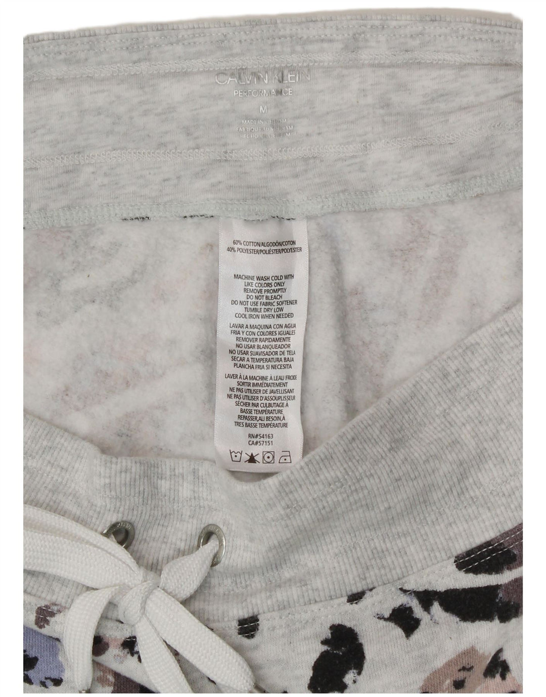 CALVIN KLEIN Pantaloni da tuta da donna Joggers UK 14 Grigio medio