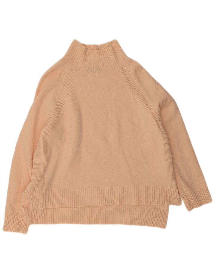 Maglione maglione a collo alto da donna Marks & Spencer UK 16 grande rosa