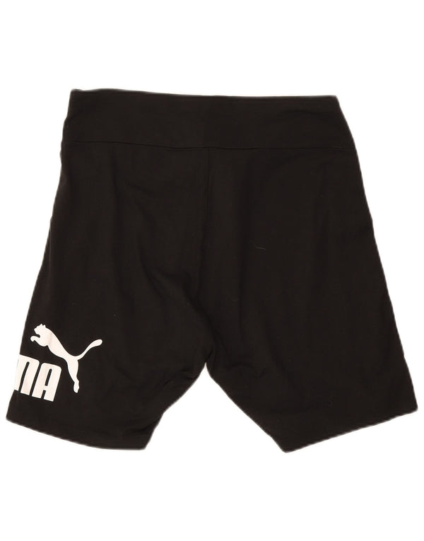 Pantaloncini sportivi grafici da donna Puma UK 14 grandi cotone nero