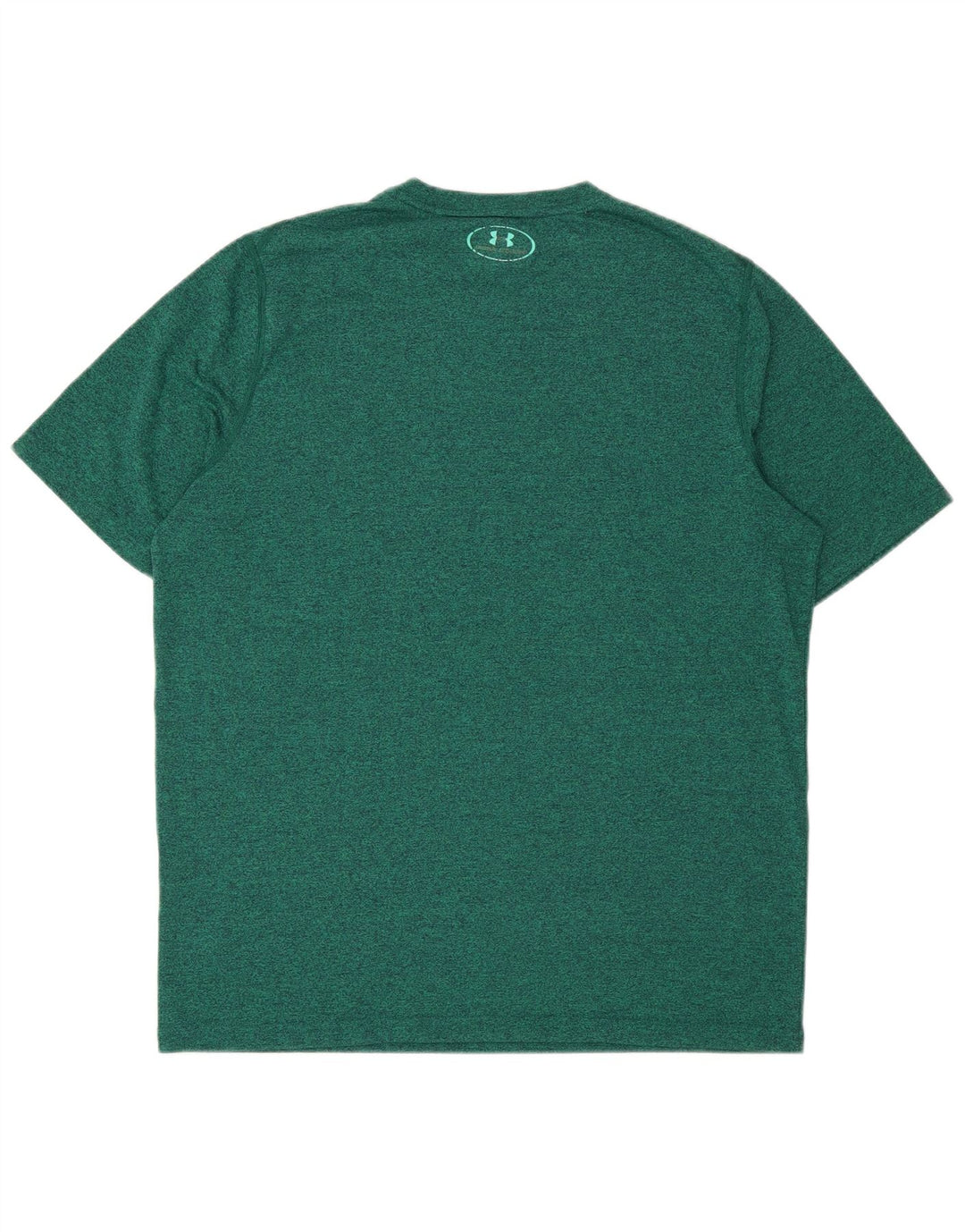 Maglietta ampia da uomo Under Armour verde medio chiazzato