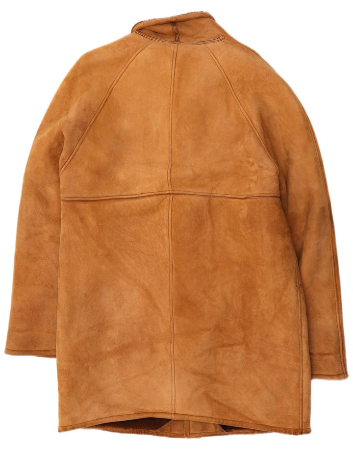 Giacca in shearling vintage da uomo UK 38 Marrone medio