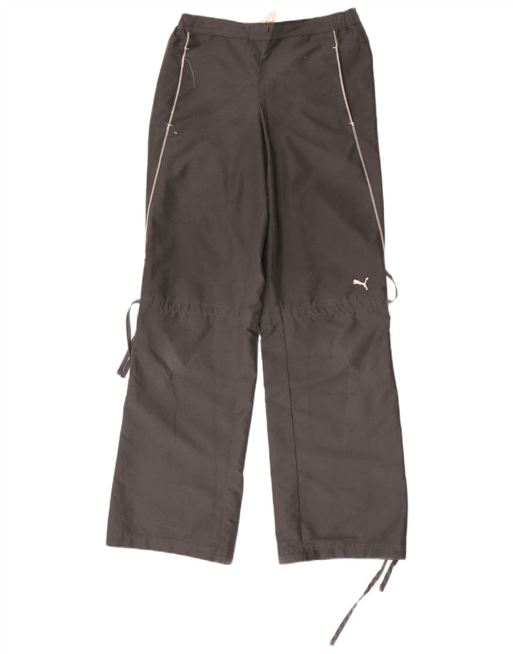Pantaloni della tuta da donna Puma UK 10 Small Grigio Poliestere