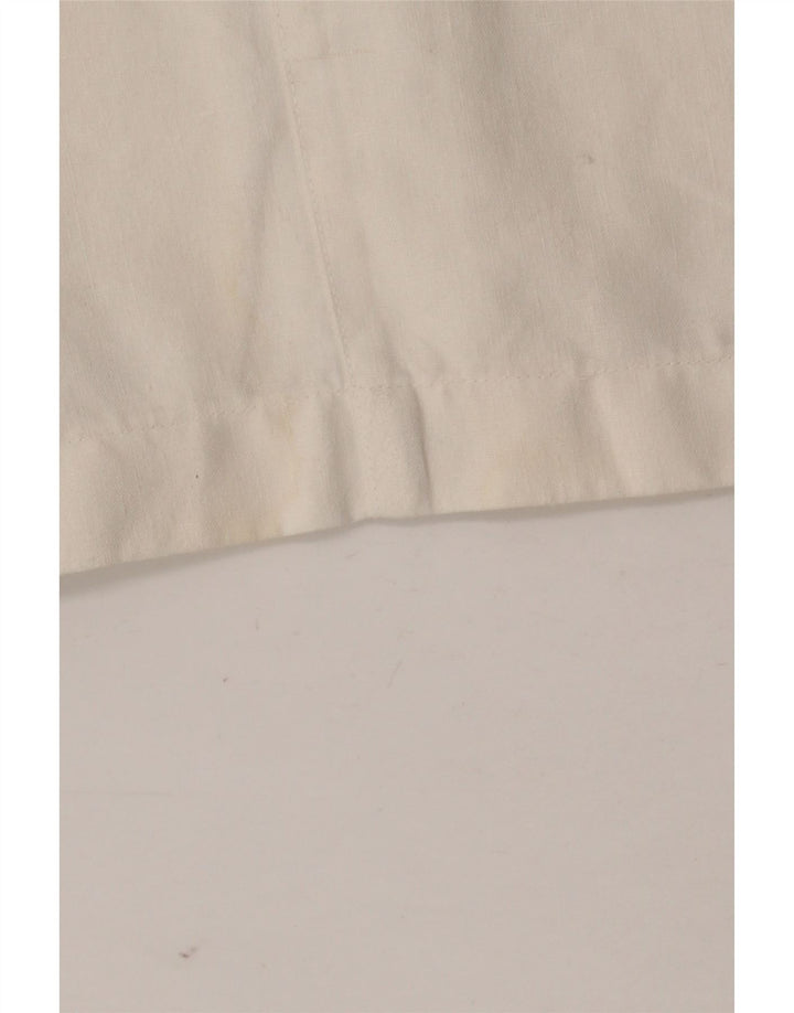 Gonna a tubino da donna Byblos IT 40 piccola W28 Lino bianco