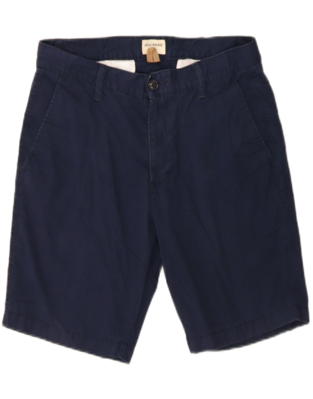 DOCKERS Womens Chino Shorts W30 Medium Navy Blue Cotton Vintage Dockers and Second-Hand Dockers from Messina Hembry 