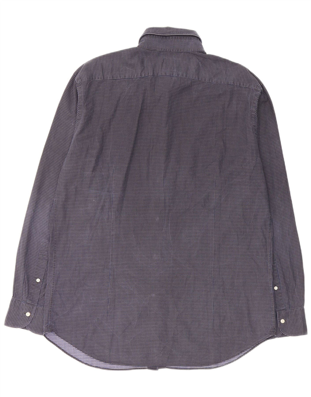 Camicia BOOGIE da uomo Milano Custom Fit 2XL Cotone pied de poule blu navy